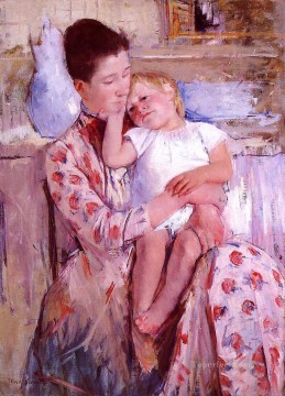 エミーとその子 母親の子供たち メアリー・カサット Oil Paintings